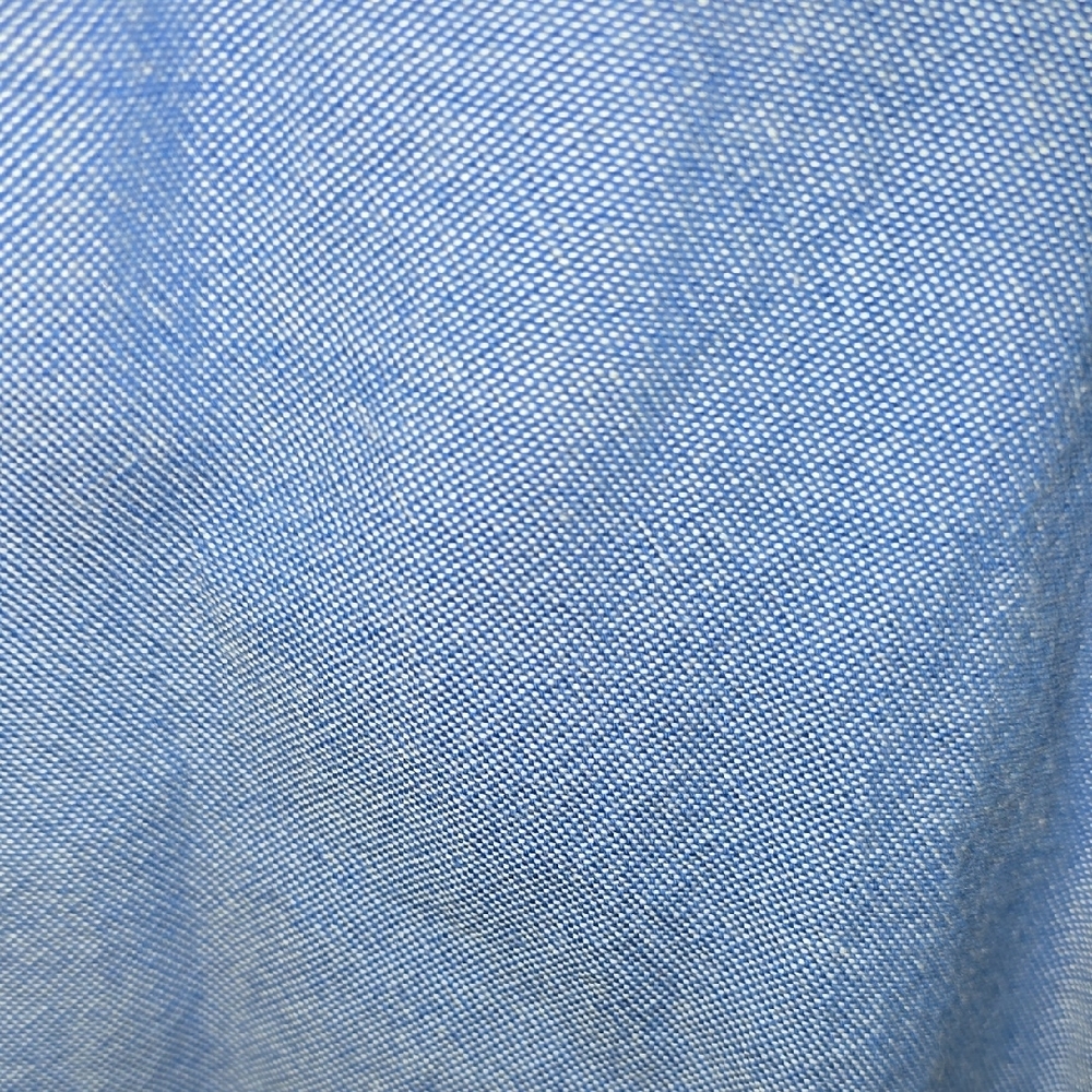 Basic Editions Blue Casual Button-Down Shirt - image 4